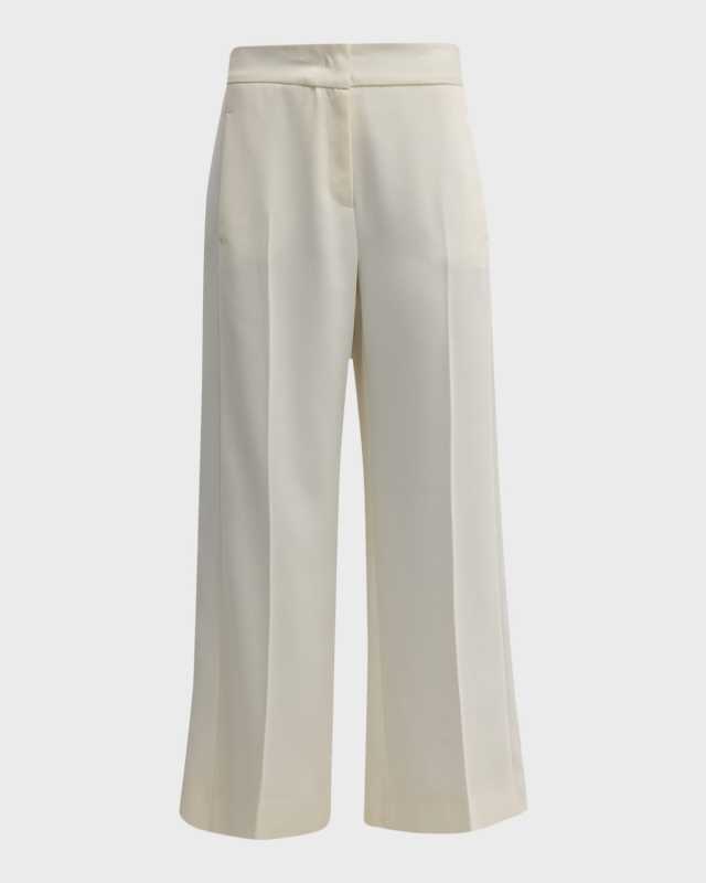 Grace Cropped Wide-Leg Trousers